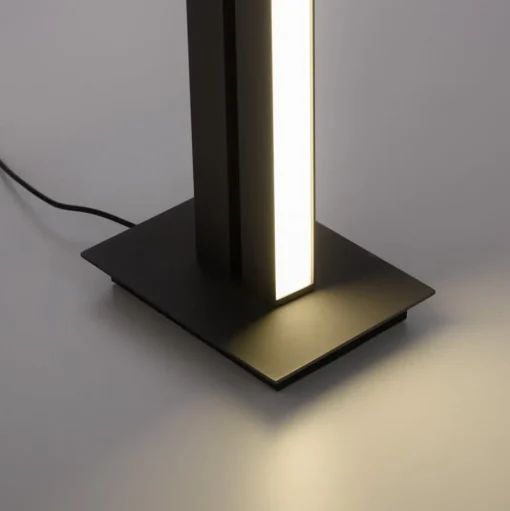 LED vloerlamp PURE Lines, antraciet, afstandsbediening, 140 cm