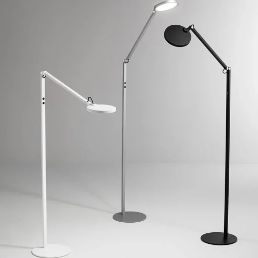 LED vloerlamp Regina, 1-lamp, wit