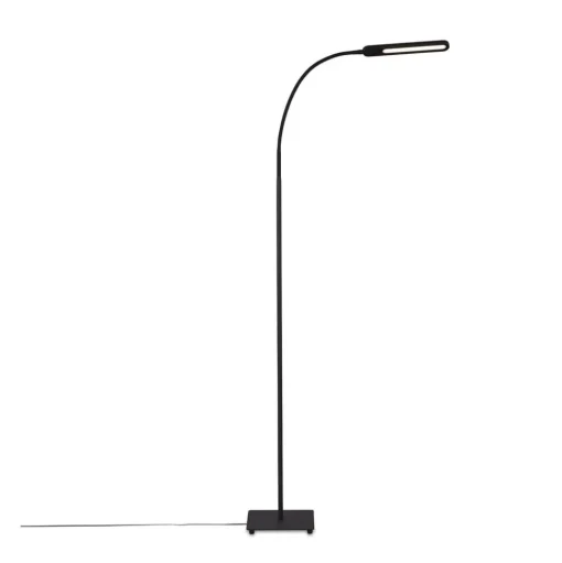 LED vloerlamp Servo, dimbaar, CCT, zwart