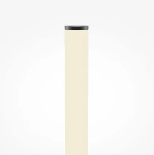 LED vloerlamp Solid, hoogte 128,2 cm, beton, acryl