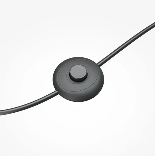 LED vloerlamp Solid, hoogte 128,2 cm, beton, acryl
