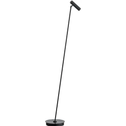 LED vloerlamp Tom, dimbaar, zwart