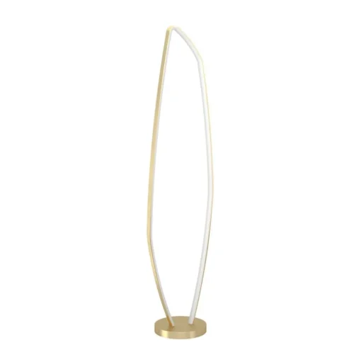 LED vloerlamp Vallerosa in messing