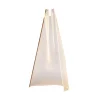 LED vloerlamp Velos, roségoud, organisch gevormd