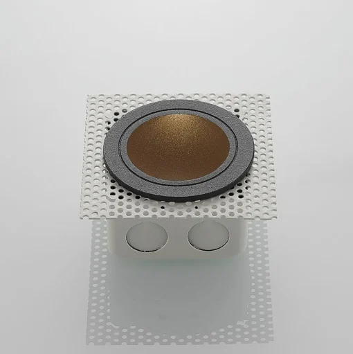 LED wand inbouwlamp Pordis, IP65, rond