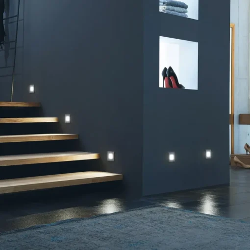 LED wand inbouwlamp Wall F 0,9W