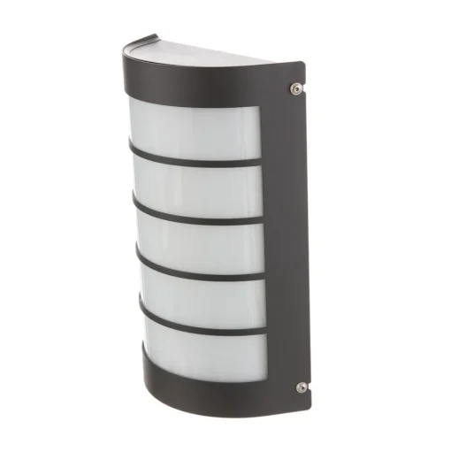 LED wandlamp Aqua Marco roestvrij staal antraciet lamellensensor