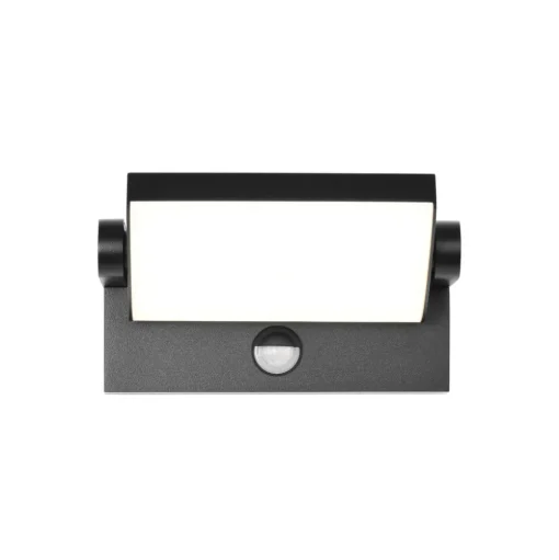 LED wandlamp CMD 9081, sensor, antraciet, 21 cm, CCT, IP54