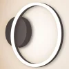 LED wandlamp Giotto, 1-lamp, zwart