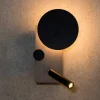 LED wandlamp Klee, grijs, linker variant