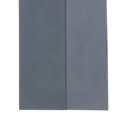 LED wandlamp Lucande Kimian, hoogte 17 cm, antraciet, IP54