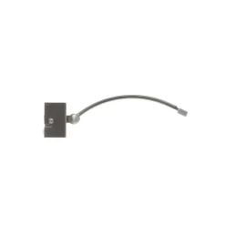 LED wandlamp Matisse, breedte 45 cm, zilver