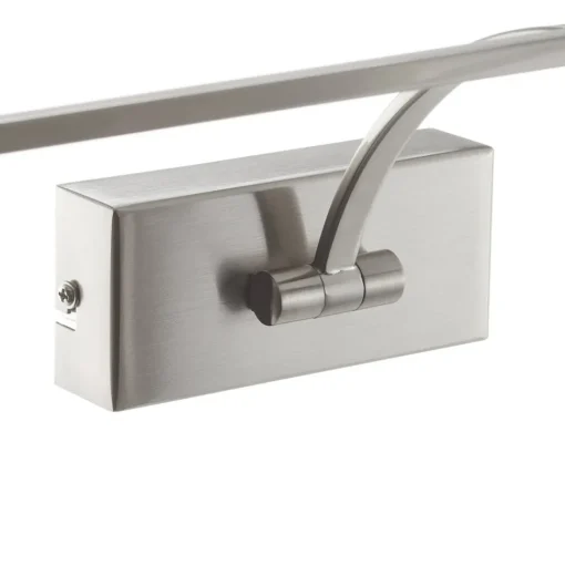 LED wandlamp Matisse, breedte 45 cm, zilver