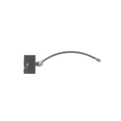 LED wandlamp Matisse, breedte 34 cm, zilver