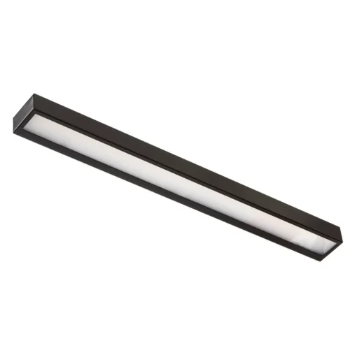 LED wandlamp Mera, breedte 80 cm, zwart, 3000K