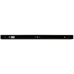 LED wandlamp Mera, breedte 80 cm, zwart, 3000K