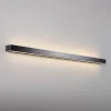 LED wandlamp Mera, breedte 120cm, zwart, 3000K