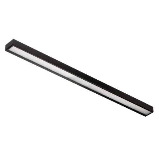 LED wandlamp Mera, breedte 120cm, zwart, 3000K