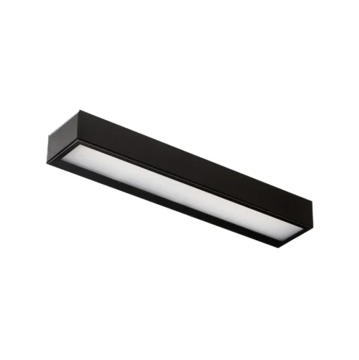 LED wandlamp Mera, breedte 40cm, zwart, 4000K