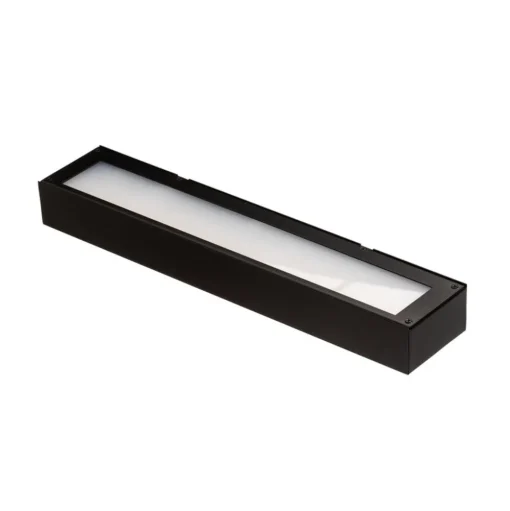 LED wandlamp Mera, breedte 40cm, zwart, 4000K