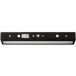 LED wandlamp Mera, breedte 40cm, zwart, 4000K