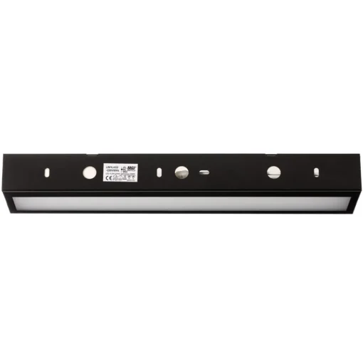 LED wandlamp Mera, breedte 40cm, zwart, 4000K