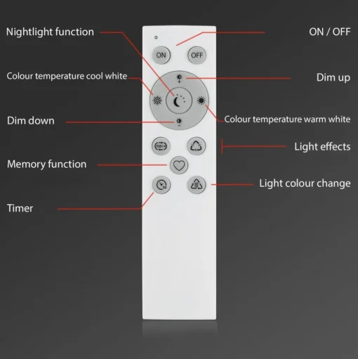 LED wandlamp Muro S, CCT, RGB, dimbaar, wit