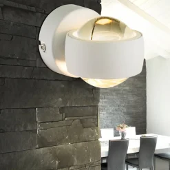 LED wandlamp Randi in wit