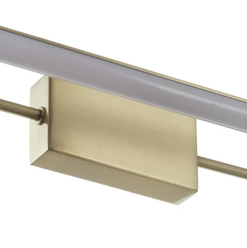LED wandlamp Rapallo, messing, IP44, 40 cm