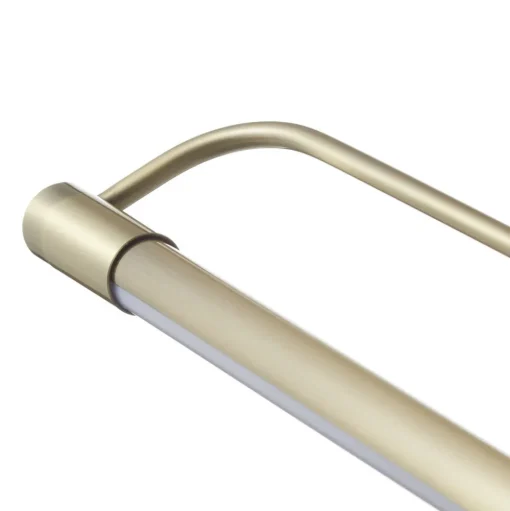 LED wandlamp Rapallo, messing, IP44, 40 cm