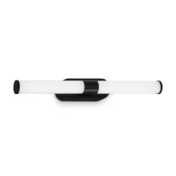 LED wandlamp Runt IP44 direct 4.000K zwart