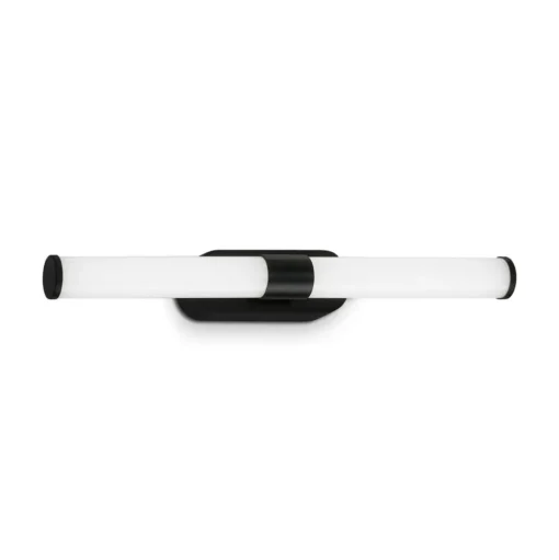 LED wandlamp Runt IP44 direct 4.000K zwart