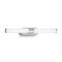 LED wandlamp Runt IP44 direct 4.000K chroom mat