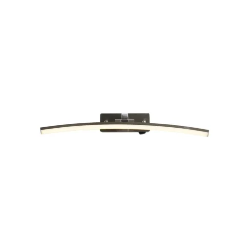 LED wandlamp Santorini, breedte 50 cm, chroom, kantelbaar