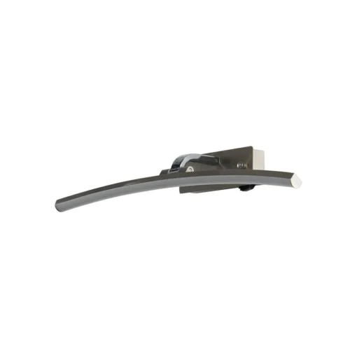 LED wandlamp Santorini, breedte 50 cm, chroom, kantelbaar