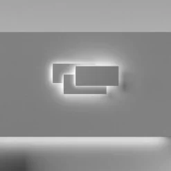 LED wandlamp Trame, rechthoekig