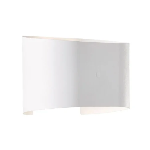 LED wandlamp Wall, 2-lamps, rond, wit