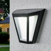 LED wandlamp Yago op zonne-energie, kap mat