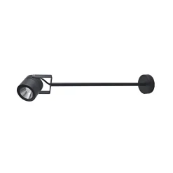 LED wandspot voor buiten 5012, zwart, aluminium, glas, 68 cm