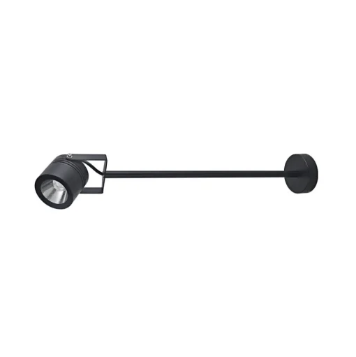 LED wandspot voor buiten 5012, zwart, aluminium, glas, 68 cm
