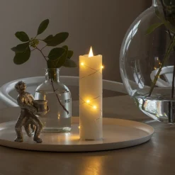 LED waskaars crème lichtkleur amber 17,8 cm