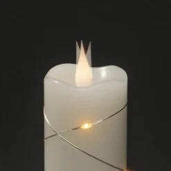 LED waskaars crème lichtkleur amber 17,8 cm