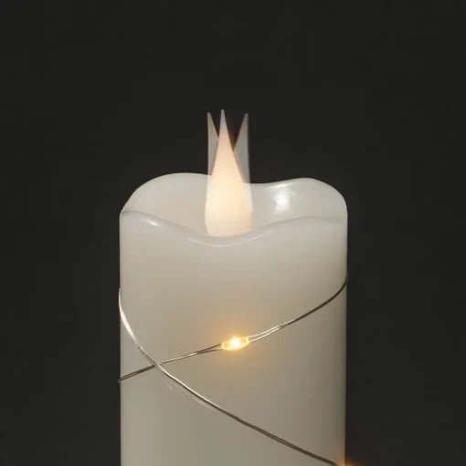 LED waskaars crème lichtkleur amber 17,8 cm
