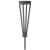 LED zaklamp op zonne-energie Tinka, 52 cm hoog, grijs