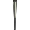 LED zon-energiefakkel Tinka + sensor, 120cm, grijs