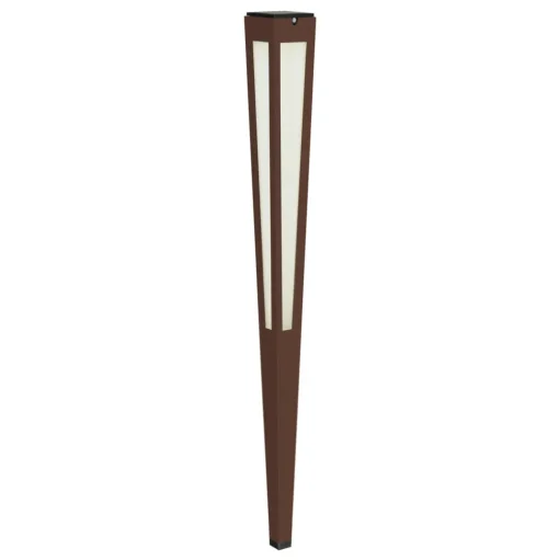 LED zonne-energiefakkel Tinka sensor 120 cm corten