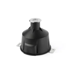 LED zwembadlamp Nok, nikkelkleurig, roestvrij staal, Ø 6,8 cm, IP68