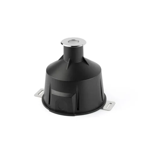 LED zwembadlamp Nok, nikkelkleurig, roestvrij staal, Ø 6,8 cm, IP68