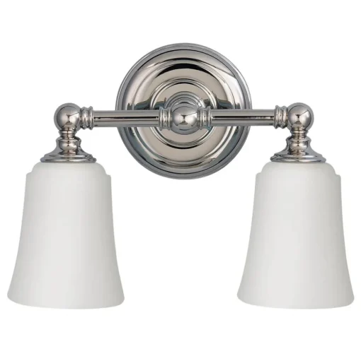 LED-badkamer-wandlamp Huguenot Lake, 2-lamps