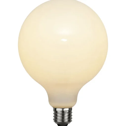 LED-bollamp E27 G125 7,5W 3-step-dim, opaal